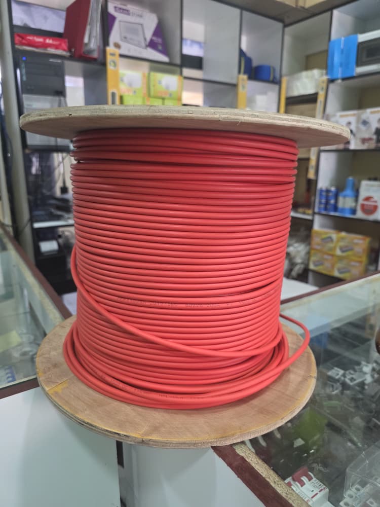 Red DC cable